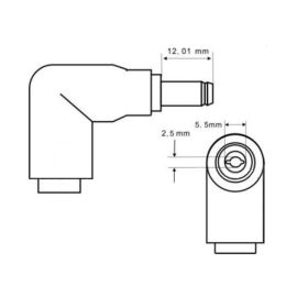 Сетевое зарядное устройство для ноутбука Asus (19V/4.74A/90W/штекер 5.5*2.5) (без сетевого кабеля)