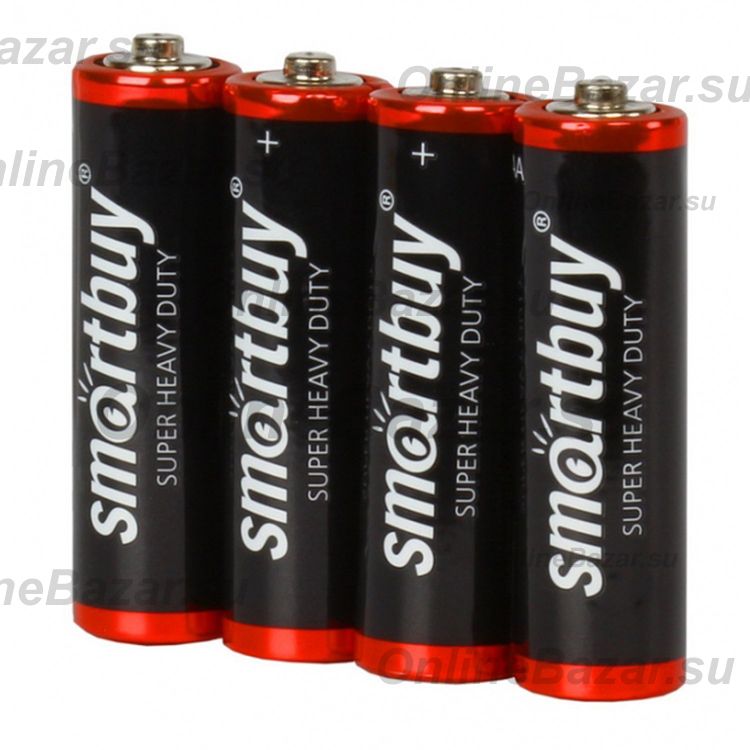 Батарейка AA Smart Buy R6 (упаковка 4 шт.) ― Spb.OnlineBazar.su