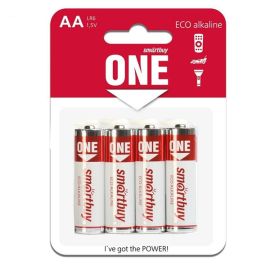 Батарейка AA SmartBuy LR6 ONE (упаковка 4 шт.)