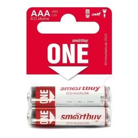 Батарейка AAA SmartBuy LR03 ONE (упаковка 2 шт.)