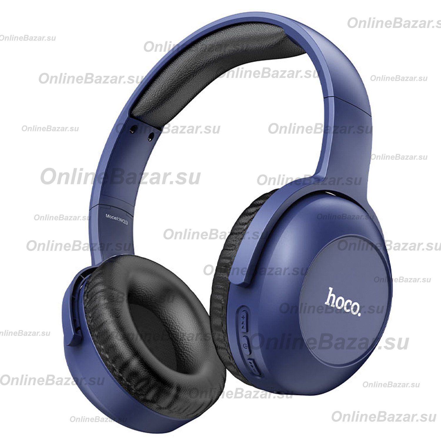 Беспроводные bluetooth наушники Hoco W33 <синий> ― Spb.OnlineBazar.su