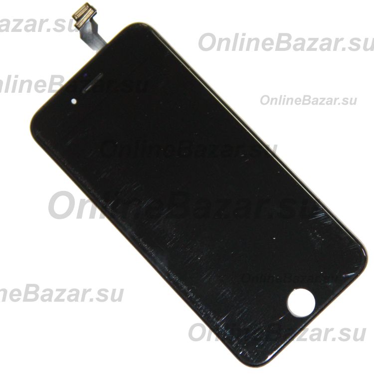 Дисплей для Apple iPhone 6 модуль в сборе с тачскрином <черный> (премиум) ― Spb.OnlineBazar.su