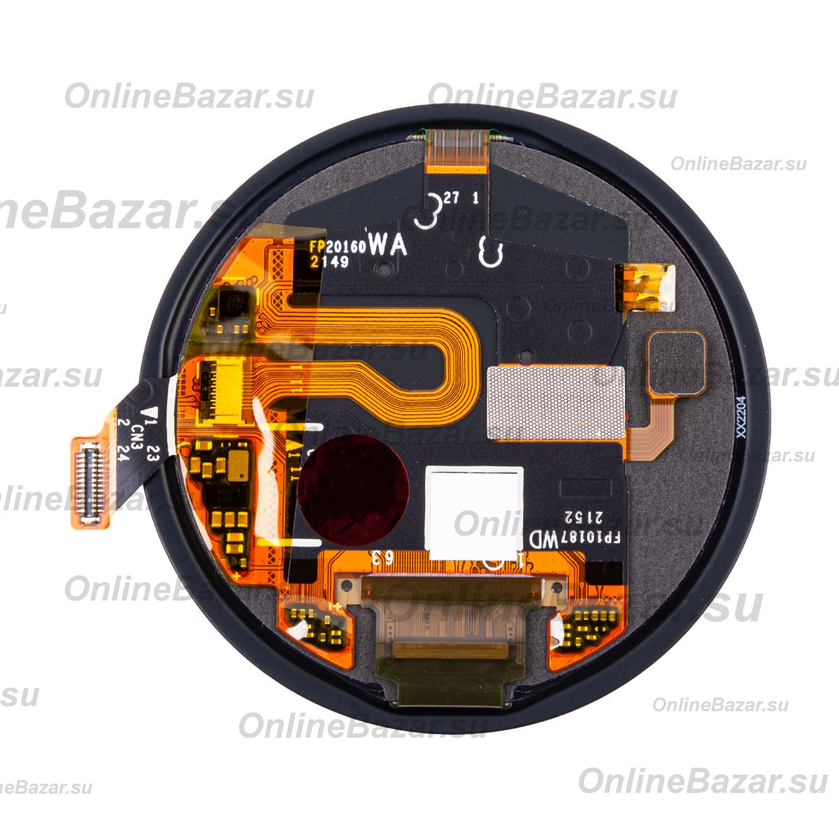 Дисплей для Huawei Watch GT3 (46 мм) в сборе с тачскрином <черный> (оригинал) ― Spb.OnlineBazar.su