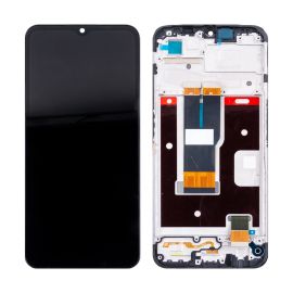 Дисплей для Realme C31 модуль в сборе с тачскрином <черный> (оригинал)