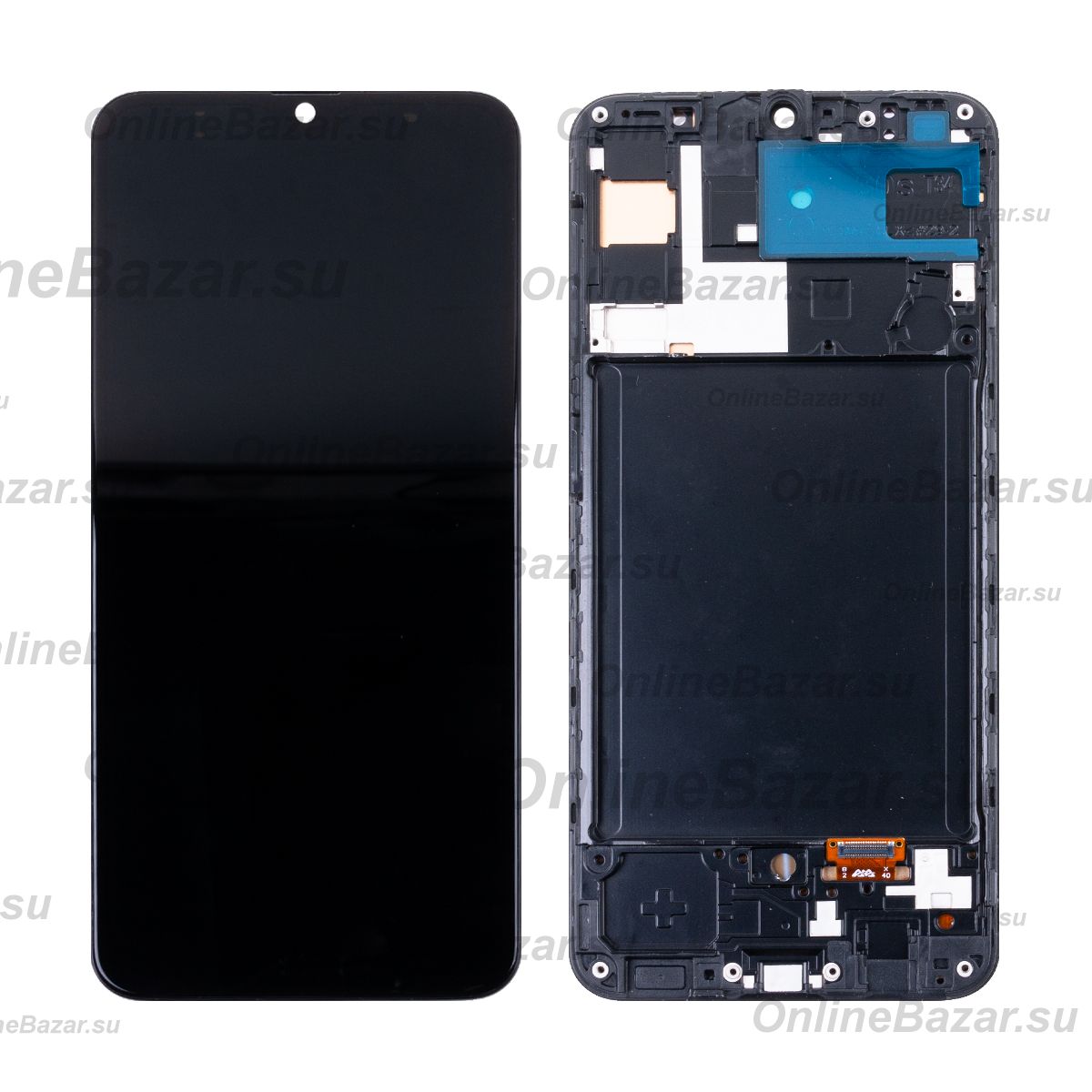 Дисплей для Samsung SM-A307F (Galaxy A30s) модуль в сборе с тачскрином (OLED) <черный> ― Spb.OnlineBazar.su