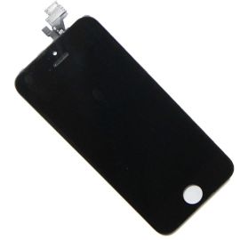 Дисплей для Apple iPhone 5 модуль в сборе с тачскрином <черный> (супер премиум)