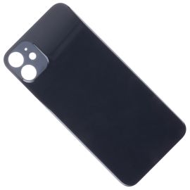Задняя крышка для Apple iPhone 11 (широкий вырез под камеру) <черный> (оригинал)