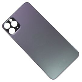 Задняя крышка для Apple iPhone 11 Pro Max (широкий вырез под камеру) <серый космос> (оригинал)