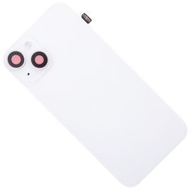Задняя крышка для Apple iPhone 14 в сборе с магнитом MagSafe <белый> (оригинал)
