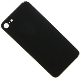 Задняя крышка для Apple iPhone 8 (широкий вырез под камеру) <черный>