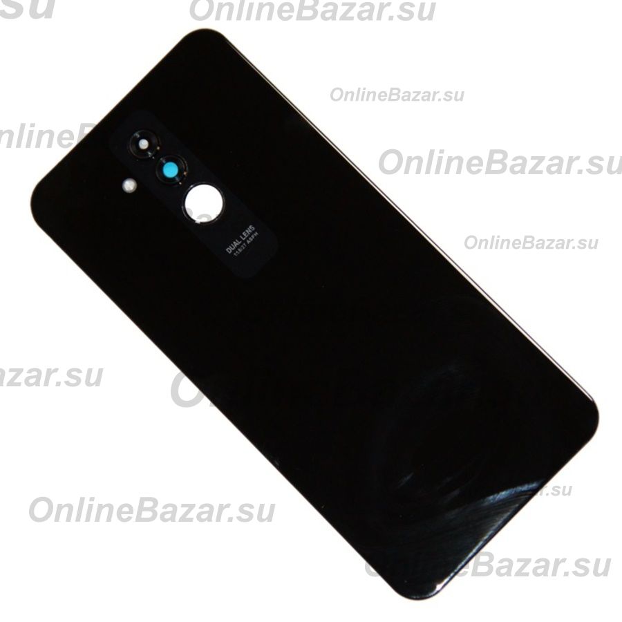 Задняя крышка для Huawei Mate 20 Lite со стеклом камеры <черный> (оригинал) ― Spb.OnlineBazar.su