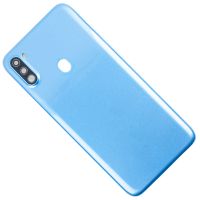 Задняя крышка для Samsung SM-A115F (Galaxy A11) со стеклом камеры <синий> ― Spb.OnlineBazar.su