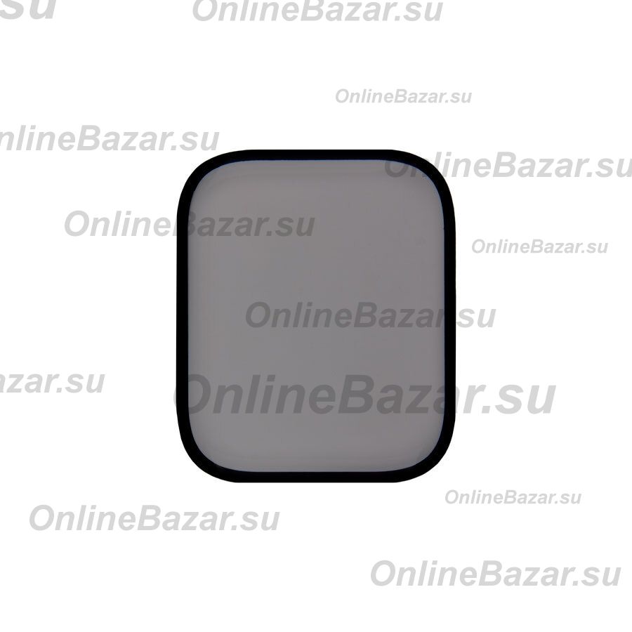 Защитная пленка для Apple Watch Series 8 (45 mm) (полное покрытие, силикон) <черный> ― Spb.OnlineBazar.su
