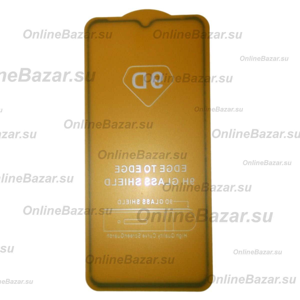 Защитное стекло для Nokia G21 (2,5D/полная наклейка) <черный> ― Spb.OnlineBazar.su