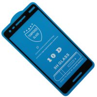 Защитное стекло для Nokia 2.1 (2,5D/полная наклейка) <черный> ― Spb.OnlineBazar.su