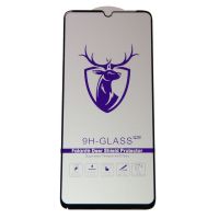 Защитное стекло для Samsung SM-A065F (Galaxy A06) (2.5D/закаленное, полная наклейка) <черный> в блистере ― Spb.OnlineBazar.su