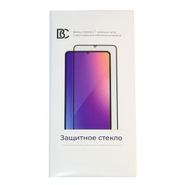 Защитное стекло для Samsung SM-A600F (Galaxy A6 2018) (2,5D/закаленное, полная наклейка) <черный> в блистере