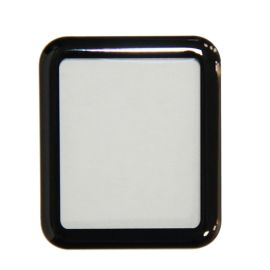 Защитное стекло для Apple Watch Series 1 (42 mm) (3D/полная наклейка) <черный>