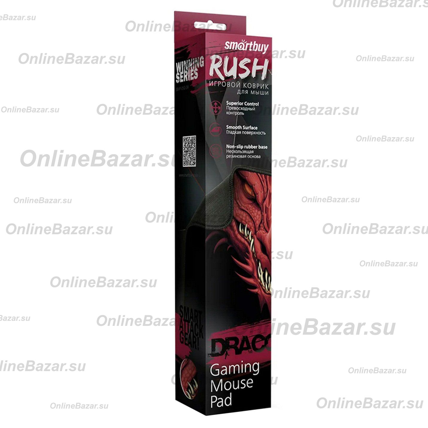 Коврик для компьютерной мыши Smart Buy SBMP-05G-DR RUSH Draco M ― Spb.OnlineBazar.su