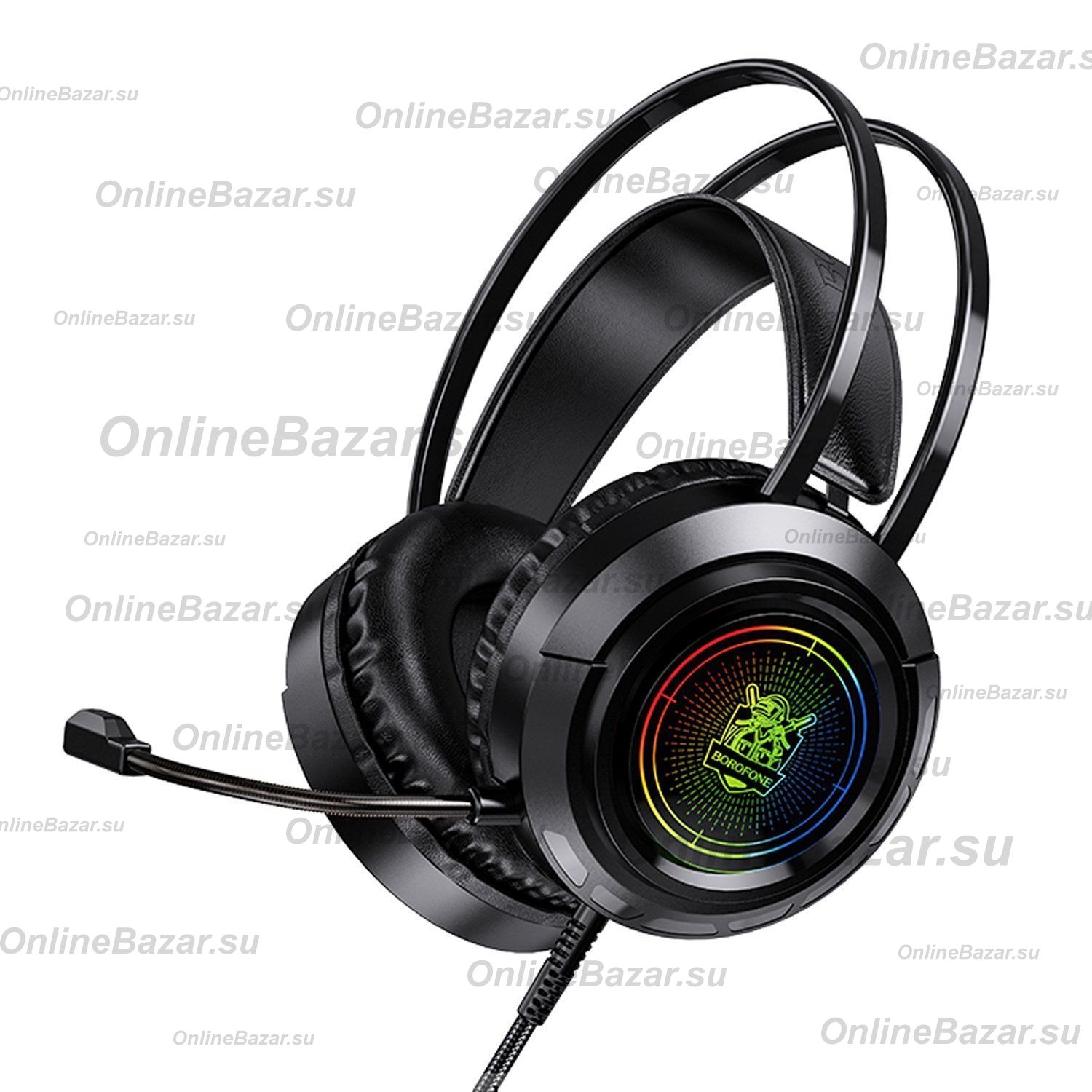 Компьютерная гарнитура Borofone BO103 Surpass <черный> ― Spb.OnlineBazar.su