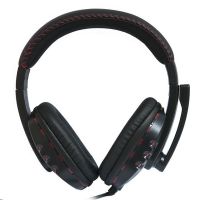 Компьютерная гарнитура Nakatomi HS-T50MV <черно-красный> ― Spb.OnlineBazar.su