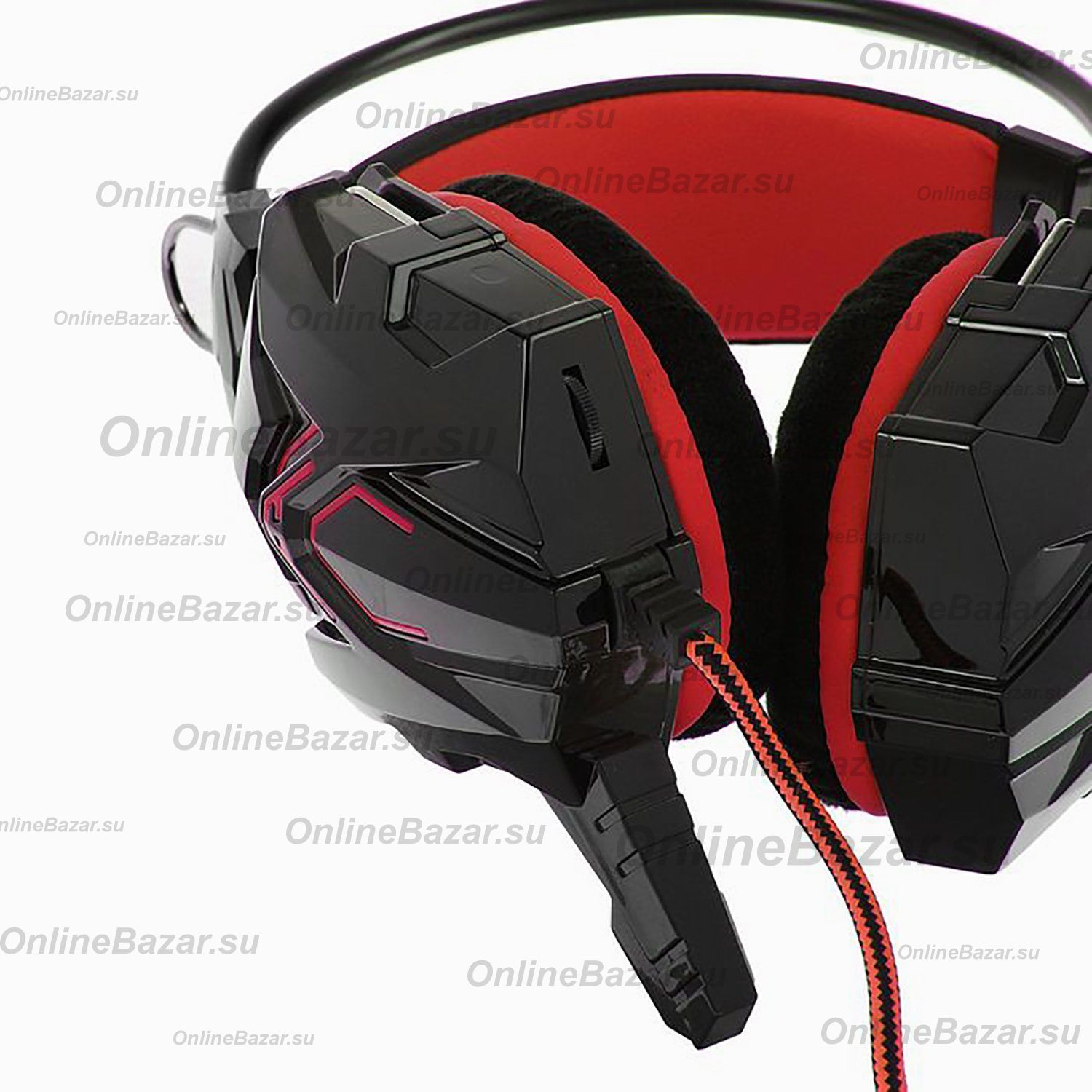 Компьютерная гарнитура Smart Buy SBHG-1300 RUSH SNAKE <черно-красный> ― Spb.OnlineBazar.su
