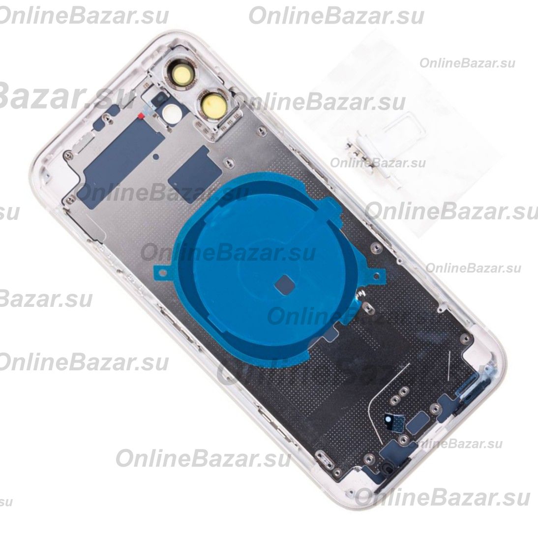 Корпус для Apple iPhone 11 (1 Sim) <белый> (оригинал) ― Spb.OnlineBazar.su
