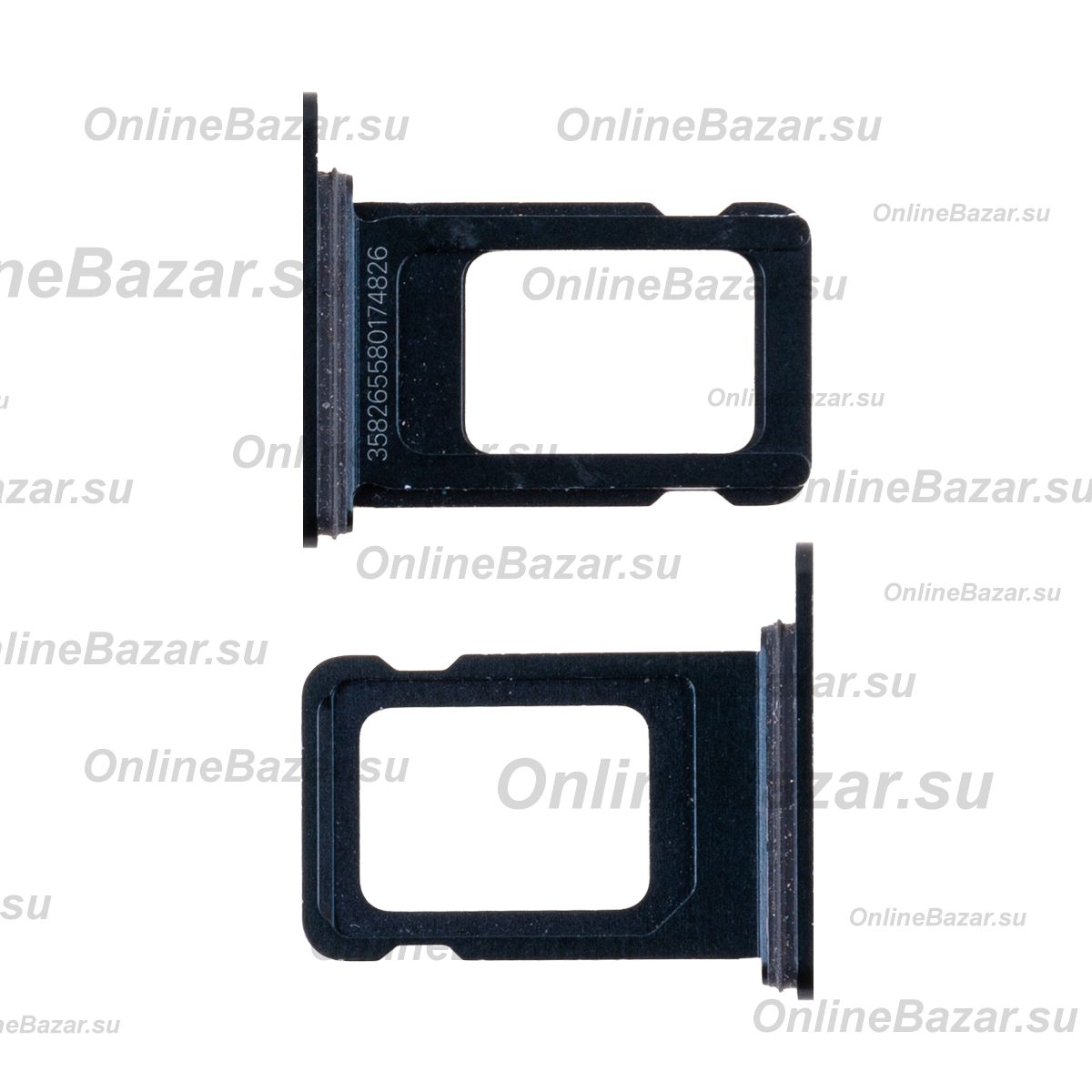 Лоток sim-карты для Apple iPhone 14 Pro Max (1 Sim) <черный> ― Spb.OnlineBazar.su
