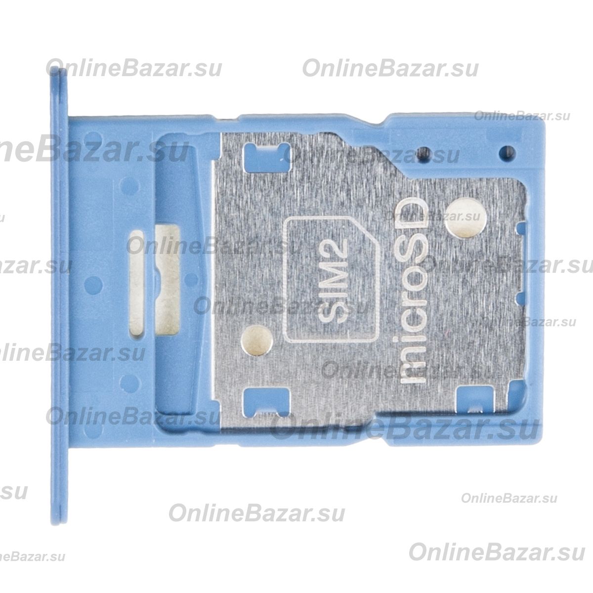Лоток sim-карты для Samsung SM-A155F (Galaxy A15) <синий> ― Spb.OnlineBazar.su