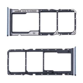 Лоток sim-карты для Xiaomi Poco C65 и карты памяти <синий>