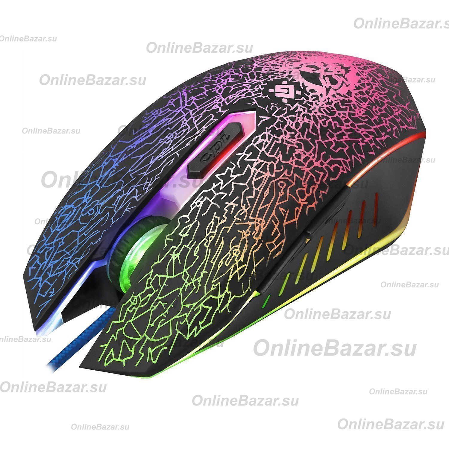 Мышь оптическая Defender Shock GM-110L (игровая) <черный> ― Spb.OnlineBazar.su