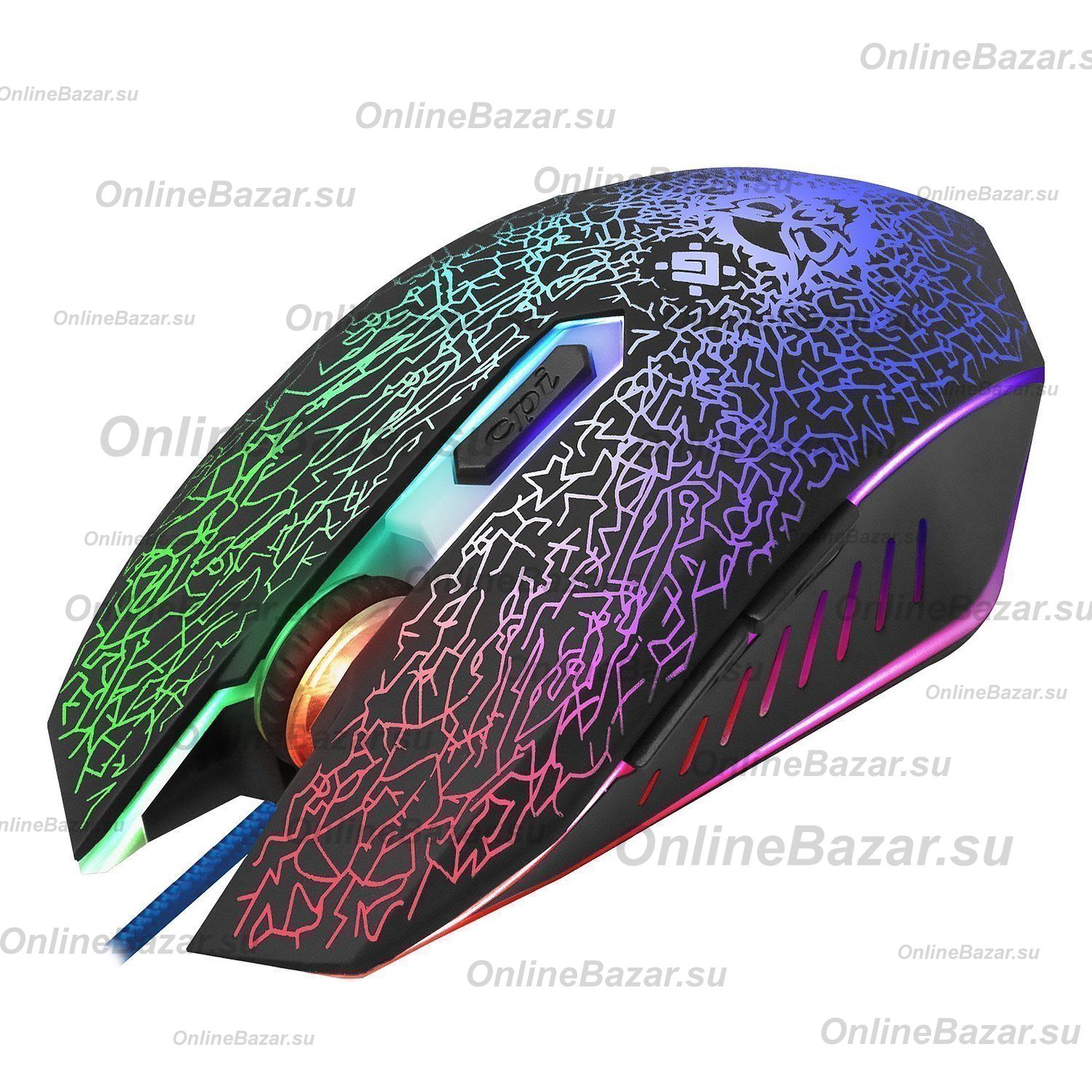 Мышь оптическая Defender Shock GM-110L (игровая) <черный> ― Spb.OnlineBazar.su