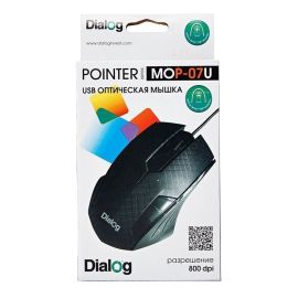 Мышь оптическая Dialog Pointer MOP-07U <черный>