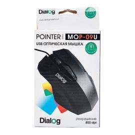 Мышь оптическая Dialog Pointer MOP-09U <черный>