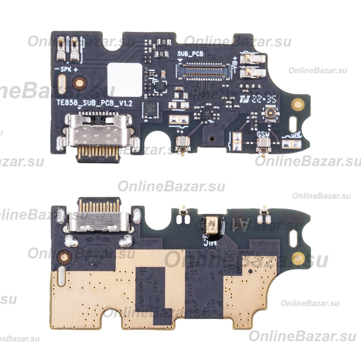 Плата нижняя для Blackview A95 на системный разъем и микрофон (оригинал) ― Spb.OnlineBazar.su