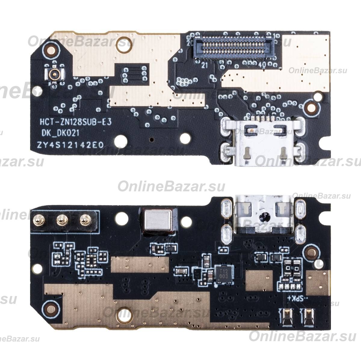 Плата нижняя для Blackview BV4900S на системный разъем и микрофон (оригинал) ― Spb.OnlineBazar.su