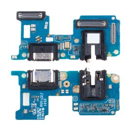Плата нижняя для Realme RMX3630 на системный разъем, разъем гарнитуры и микрофон (оригинал)