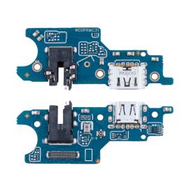 Плата нижняя для Realme RMX3501 на системный разъем, разъем гарнитуры и микрофон