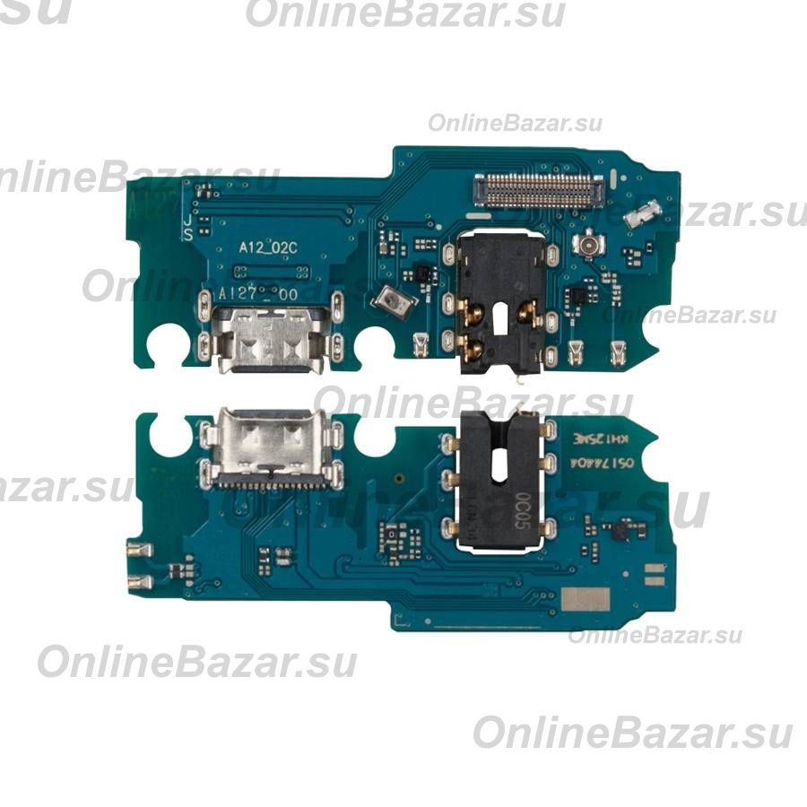 Плата нижняя для Samsung SM-A127F (Galaxy A12 Nacho) на системный разъем, разъем гарнитуры и микрофон ― Spb.OnlineBazar.su