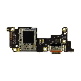 Плата нижняя для Xiaomi 12T Pro на системный разъем, разъем Sim-карты и микрофон (оригинал)