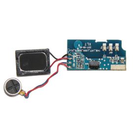 Плата нижняя для Fly FS526 (Power Plus 2) на микрофон в сборе с вибромотором и динамиком (оригинал)