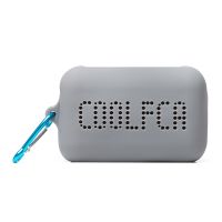 Полотенце для фитнеса (микрофибра/силиконовый бокс с карабином/30*100) <черный> ― Spb.OnlineBazar.su