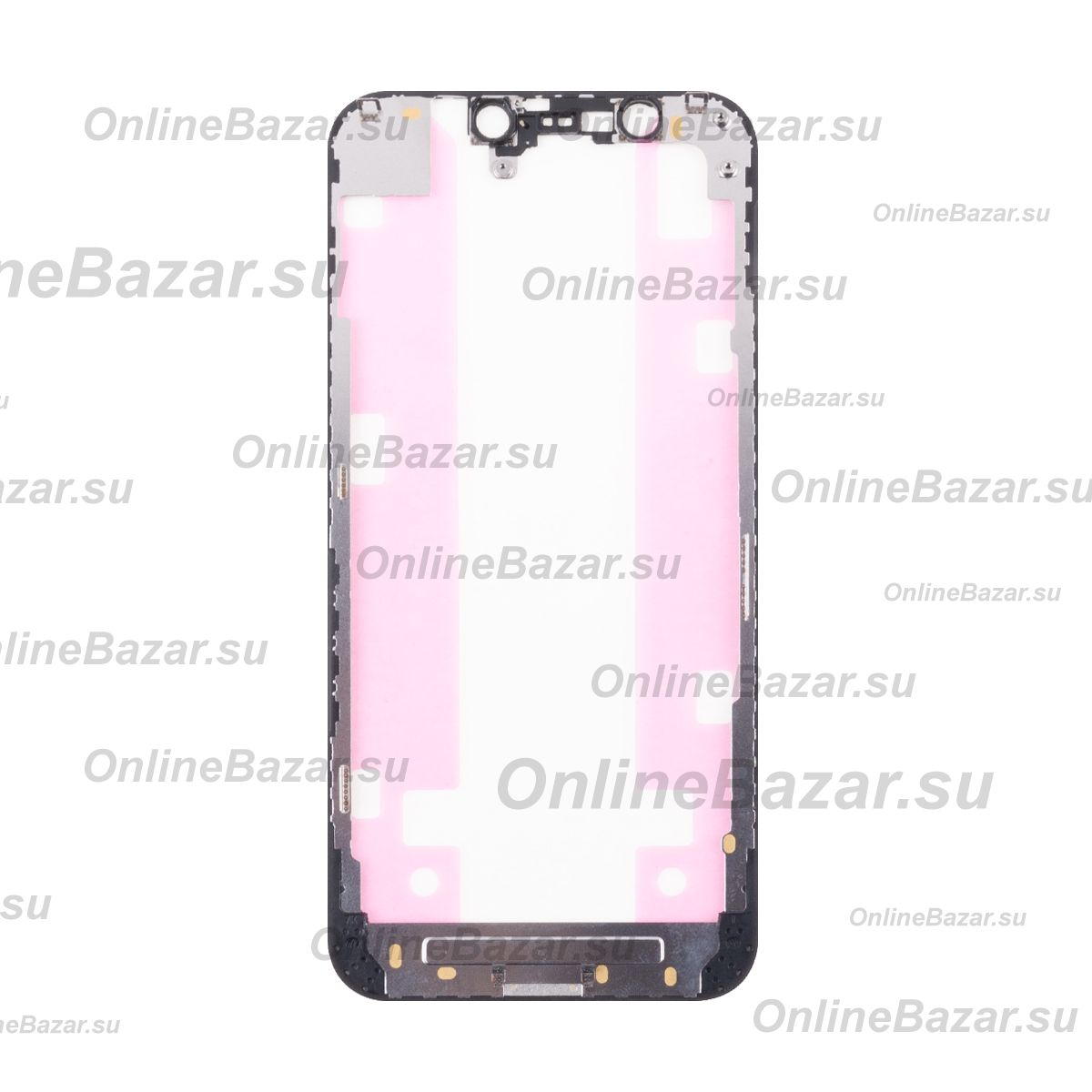Рамка дисплея для Apple iPhone 12 mini <черный> (оригинал) ― Spb.OnlineBazar.su