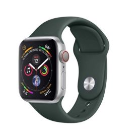 Ремешки для Apple Watch SE (40 mm) Sport Band силиконовый (размер L) <кипрский зеленый>