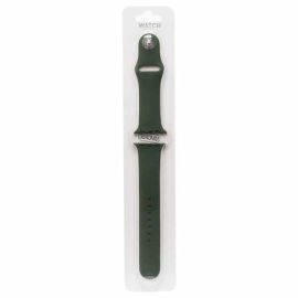 Ремешки для Apple Watch Series 2 (38 mm) Sport Band силиконовый (размер L) <кипрский зеленый>