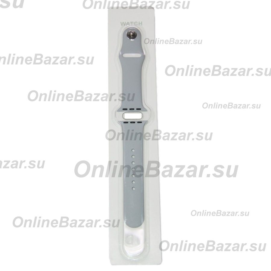 Ремешки для Apple Watch Series 2 (38 mm) Sport Band силиконовый (размер L) <светлый камень> ― Spb.OnlineBazar.su