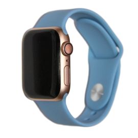 Ремешки для Apple Watch SE (40 mm) Sport Band силиконовый (размер S) <небесно-синий>