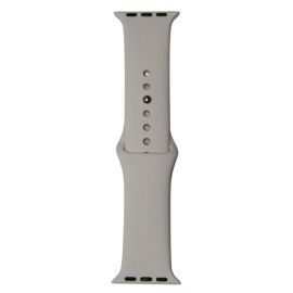 Ремешки для Apple Watch Series 8 (45 mm) Sport Band силиконовый (размер L) <светло-серый>