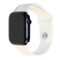 Ремешки для Apple Watch Series 1 (38 mm) Sport Band силиконовый (размер L) <белый> ― Spb.OnlineBazar.su
