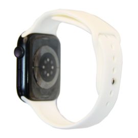 Ремешки для Apple Watch Series 1 (38 mm) Sport Band силиконовый (размер L) <белый>